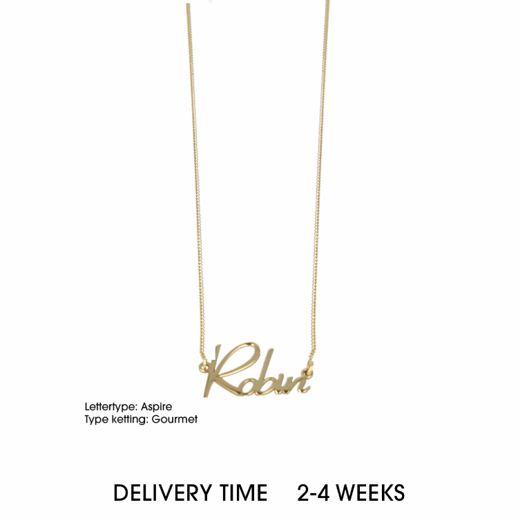 Afbeeldingen van VINTAGE NAAM KETTING 5-7 LETTERS